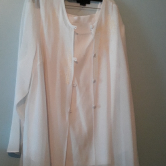 ashley stewart white pants suits